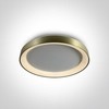 Lubinis šviestuvas 30W LED vidaus plafonas, šlifuoto žalvario sp., 2700/3000/4000K, dimeriuojamas, 62130L/BBS/V
