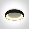 Lubinis šviestuvas 30W LED vidaus plafonas, juodas, 2700/3000/4000K, dimeriuojamas, 62134N/B/V