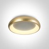 Lubinis šviestuvas 30W LED vidaus plafonas, šlifuoto aukso sp., 2700/3000/4000K, dimeriuojamas, 62134N/BGL/V