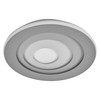 Lubinis šviestuvas 34W LED paviršinis šviestuvas ORBIS SPIRAL, pilkas, 3000K, dimeriuojamas