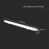 V-tac 36W LED linijinis paviršinis šviestuvas L-SERIES, 120cm, baltas, 4000K, IP65