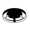 Lubinis šviestuvas 37,2W LED paviršinis šviestuvas DENIS, juodas, 3100K, 4250700
