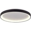 Lubinis šviestuvas Italux 38W LED paviršinis šviestuvas VICO, juodas, 3000/4000K