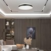 Lubinis šviestuvas V-tac 38W LED paviršinis šviestuvas, juodas, 4000K