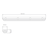 39W LED šviestuvas WARS 1x120 4000K