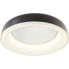 40W LED paviršinis/pakabinamas šviestuvas DIP, blizgios juodos sp., 2700/3000/4000/5000/6500K, 01-3724