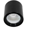 40W LED paviršinis šviestuvas LUNA, juodas, 3000K