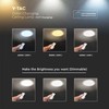 Lubinis šviestuvas V-tac 40W paviršinis šviestuvas, 3in1, dimeriuojamas pulteliu, baltas, su žvaigždėtu dangteliu