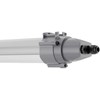 43W LED linijinis šviestuvas DAMP PROOF MAX 1200, pilkas, 4000K, 133°x107°, DALI