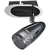 Lubinis šviestuvas Luminaire Center 4,3W LED paviršinis šviestuvas ALBANE, chromo sp./skaidrus, 3000K