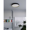 Lubinis šviestuvas 45W LED plafonas CASTER, matinės aukso sp./juodas, 4000K