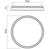 Lubinis šviestuvas 45W LED plafonas CASTER, matinės aukso sp./juodas, 4000K