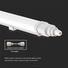 Lubinis šviestuvas V-tac 48W LED linijinis paviršinis šviestuvas L-SERIES, 150cm, baltas, 6500K, IP65
