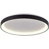 Lubinis šviestuvas Italux 48W LED paviršinis šviestuvas VICO, juodas, 3000/4000K, dimeriuojamas