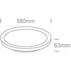 Lubinis šviestuvas 48W LED plafonas, baltas, 2700/3000/4000K, 62148L/W/V