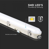V-tac 48W LED šviestuvas, 150cm, baltas, 4000K, IP65, veikia iki 3h avariniu režimu