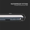 V-tac 48W LED šviestuvas X-SERIES, 150cm, juodu korpusu, 6500K, IP65