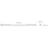 48W LED T8 šviestuvas, pilkas, 150cm, 3000/4000/6500K, IP65, 38150N/V