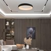 Lubinis šviestuvas V-tac 49W LED paviršinis šviestuvas, juodas, 3000K, dimeriuojamas