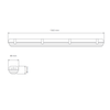49W LED šviestuvas WARS 1x150 4000K