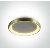 Lubinis šviestuvas Bikuvalt 50W LED paviršinis šviestuvas, matinės žalvario sp., 3000K, IP20, 62144N/BBS/W