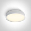 Lubinis šviestuvas 50W LED plafonas, baltas, 3000K, 62150D/W/W