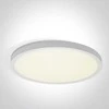 Lubinis šviestuvas Bikuvalt 50W LED vidaus plafonas, apvalus, baltas, 2800/3200/4000K, 62006D/W/V