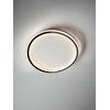 Lubinis šviestuvas 51W LED plafonas JOLIE, juodos/baltos sp., 3000/4000/6000K, dimeriuojamas