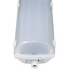52,8W LED šviestuvas FUTURA, 120cm, pilkas, 4000K, IP66, 120cm, su 3h avariniu moduliu