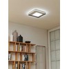 Lubinis šviestuvas 57W LED paviršinis šviestuvas SINTESI, juodos/baltos sp., 3000/6000K, dimeriuojamas