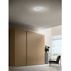 Lubinis šviestuvas 57W LED plafonas SAIR, matinės baltos sp., 2700/6000K, dimeriuojamas