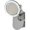 Lubinis šviestuvas 5W LED paviršinis šviestuvas ALESSIO, chromo sp./skaidrus, 3000K