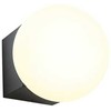 Lubinis šviestuvas 5W LED paviršinis šviestuvas BILIA, juodos/baltos sp., 3000K, IP44, 01-2603