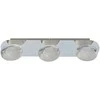 Lubinis šviestuvas 5W LED paviršinis šviestuvas STEVEN, chromo sp./skaidrus, 3000K