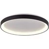 Lubinis šviestuvas Italux 60W LED paviršinis šviestuvas VICO, juodas, 3000/4000K, dimeriuojamas