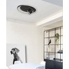 Lubinis šviestuvas 61W LED paviršinis šviestuvas SMART, juodas, 3000K, 4265500
