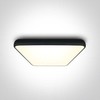 Lubinis šviestuvas 62W LED plafonas, juodas, 3000K, 62160A/B/W