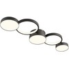Lubinis šviestuvas 65W LED paviršinis šviestuvas CRONOS, juodas, 3000K, dimeriuojamas, 01-2541