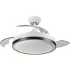Lubinis šviestuvas 66W LED paviršinis šviestuvas - ventiliatorius, baltas, 3000/4000/6500K