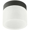Lubinis šviestuvas 6W LED paviršinis šviestuvas NAIDA, juodas, 3000/4000K, IP44, 01-3359