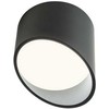 Lubinis šviestuvas 6W LED paviršinis šviestuvas UTO, matinės juodos sp., 3000K, 01-1626