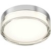 8W LED paviršinis šviestuvas FRISBI, chromo sp., 3000K, IP44, 01-3725