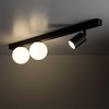 Tk_Lighting Lubinis šviestuvas VOX, 2xG9/1xGU10, juodu korpusu