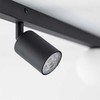Tk_Lighting Lubinis šviestuvas VOX, 2xG9/1xGU10, juodu korpusu