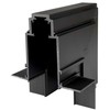 Magnetinės sistemos bėgelio kampinis sujungimas OPTONICA R35-A, juodas