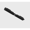 Magnetinės sistemos bėgelio MINI_LINE 42 lankstus elektrinis sujungimas, 42V, juodas