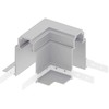 Magnetinės sistemos bėgelio OPTONICA R35 kampinis sujungimas, baltas