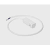 Magnetinės sistemos IN_LINE bėgelio užbaigimas su užmaitinimu, baltas, su 150cm laidu