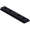 Magnetinės sistemos VIOKEF MICRO MAGNETIC bėgelio mechaninis sujungimas, juodas, 02/0805