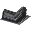 Magnetinės sistemos XTRIM M RECESSED bėgelio kampinis sujungimas, 48V, juodas